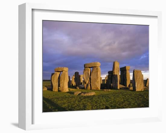 Stonehenge, Wiltshire, England, UK-Charles Bowman-Framed Photographic Print