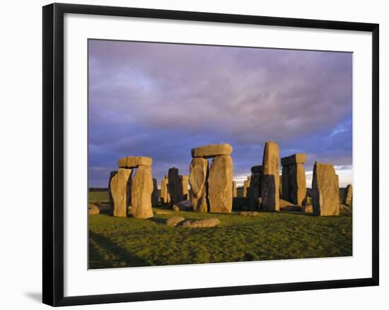 Stonehenge, Wiltshire, England, UK-Charles Bowman-Framed Photographic Print