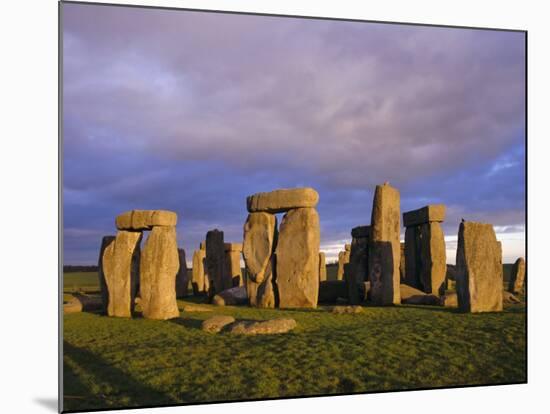 Stonehenge, Wiltshire, England, UK-Charles Bowman-Mounted Photographic Print