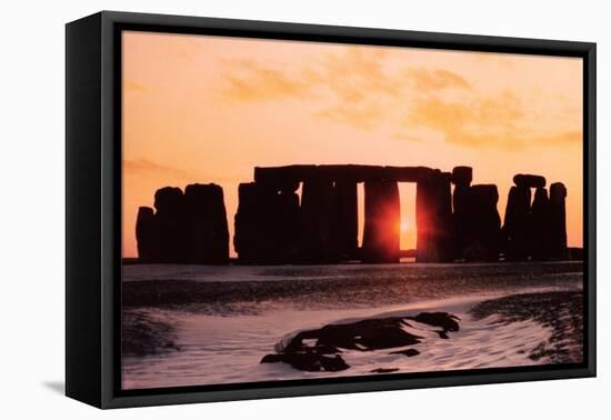 Stonehenge, Winter Solstice-null-Framed Stretched Canvas