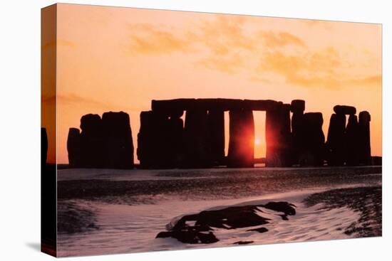 Stonehenge, Winter Solstice-null-Stretched Canvas