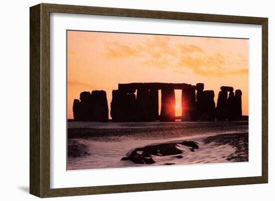 Stonehenge, Winter Solstice-null-Framed Giclee Print