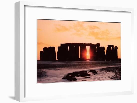 Stonehenge, Winter Solstice-null-Framed Giclee Print