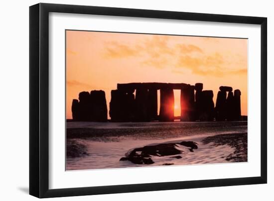 Stonehenge, Winter Solstice-null-Framed Giclee Print