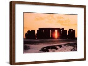 Stonehenge, Winter Solstice-null-Framed Giclee Print