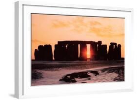 Stonehenge, Winter Solstice-null-Framed Giclee Print