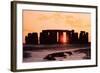 Stonehenge, Winter Solstice-null-Framed Giclee Print