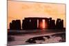 Stonehenge, Winter Solstice-null-Mounted Giclee Print