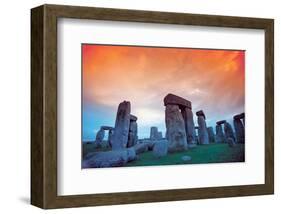 Stonehenge-Clifton Hill-Framed Art Print