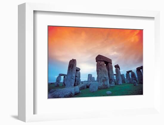 Stonehenge-Clifton Hill-Framed Art Print