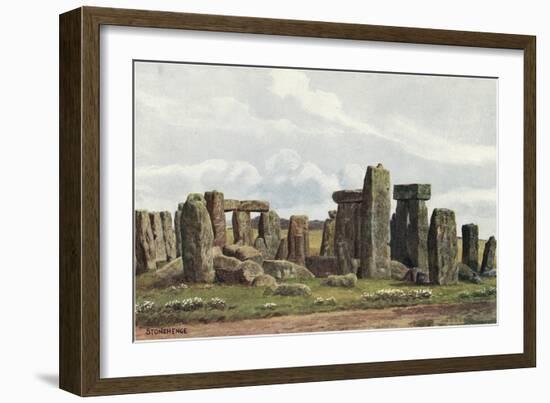 Stonehenge-null-Framed Art Print