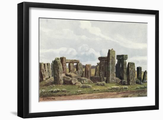 Stonehenge-null-Framed Art Print