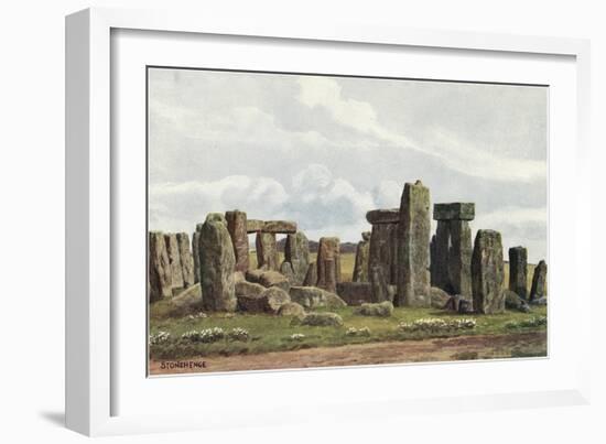 Stonehenge-null-Framed Art Print