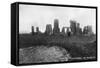 Stonehenge-null-Framed Stretched Canvas