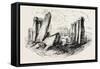 Stonehenge-null-Framed Stretched Canvas