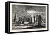 Stonehenge-null-Framed Stretched Canvas