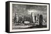 Stonehenge-null-Framed Stretched Canvas
