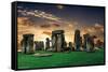 Stonehenge-Trends International-Framed Stretched Canvas