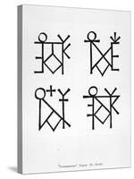 Stonemasons' Symbols-null-Stretched Canvas