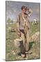 Stonepickers (Midday) 1882 (W/C on Paper)-George Clausen-Mounted Giclee Print