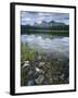 Stones Along Shore of Frog Lake with Mountain Peaks in Back, Sawtooth National Recreation Area, USA-Scott T^ Smith-Framed Photographic Print