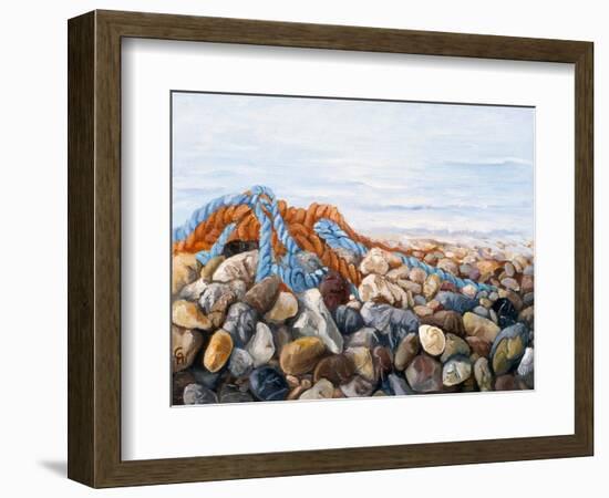 Stones and Ropes-Cristiana Angelini-Framed Giclee Print