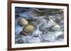 Stones and Waves-Xavier Ortega-Framed Art Print