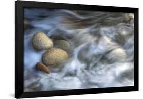 Stones and Waves-Xavier Ortega-Framed Art Print