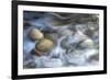 Stones and Waves-Xavier Ortega-Framed Art Print