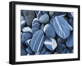 Stones, Lake Champlain, Vermont, USA-Charles Gurche-Framed Premium Photographic Print