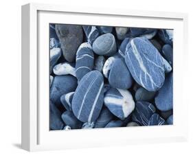 Stones, Lake Champlain, Vermont, USA-Charles Gurche-Framed Premium Photographic Print