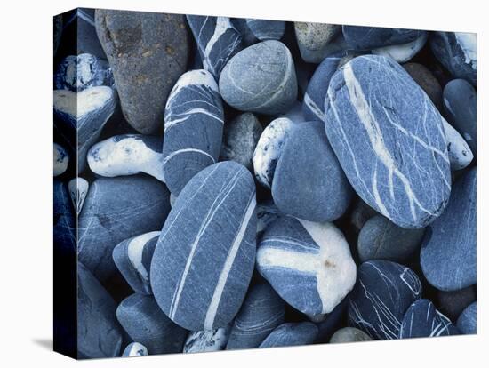 Stones, Lake Champlain, Vermont, USA-Charles Gurche-Stretched Canvas