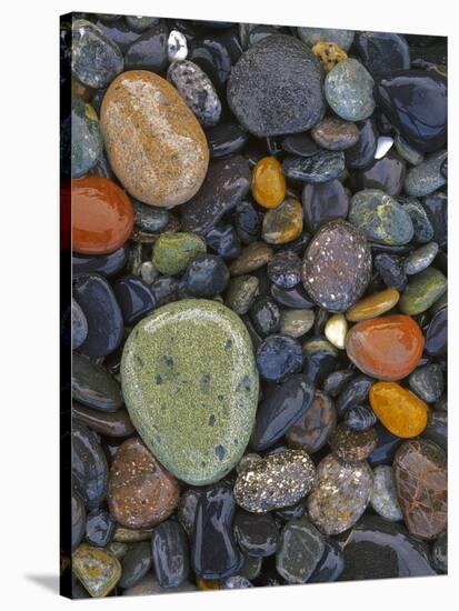 Stones, Lopez Island, Agate Beach County, Washington, USA-Charles Gurche-Stretched Canvas