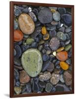 Stones, Lopez Island, Agate Beach County, Washington, USA-Charles Gurche-Framed Photographic Print