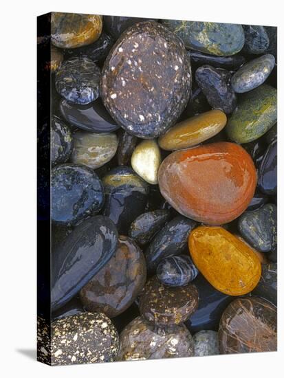 Stones, Lopez Island, Agate Beach County, Washington, USA-Charles Gurche-Stretched Canvas