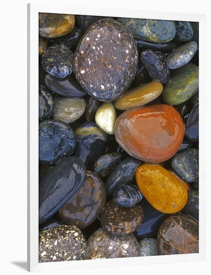 Stones, Lopez Island, Agate Beach County, Washington, USA-Charles Gurche-Framed Photographic Print