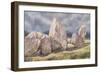 Stones of Castlerigg, Cumbria, 1984-Evangeline Dickson-Framed Giclee Print