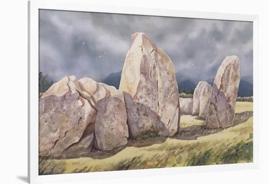 Stones of Castlerigg, Cumbria, 1984-Evangeline Dickson-Framed Giclee Print