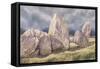 Stones of Castlerigg, Cumbria, 1984-Evangeline Dickson-Framed Stretched Canvas