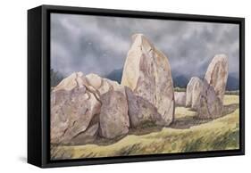 Stones of Castlerigg, Cumbria, 1984-Evangeline Dickson-Framed Stretched Canvas