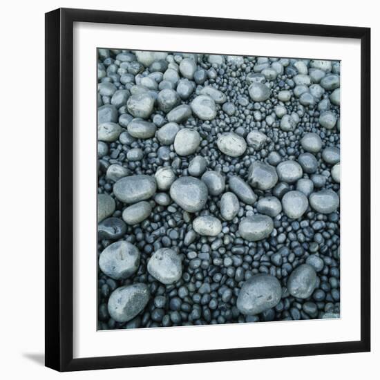 Stones on a Shore-Micha Pawlitzki-Framed Premium Photographic Print