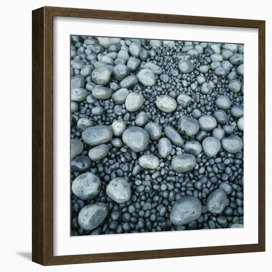 Stones on a Shore-Micha Pawlitzki-Framed Photographic Print