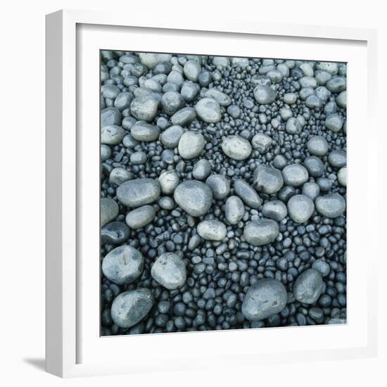 Stones on a Shore-Micha Pawlitzki-Framed Photographic Print