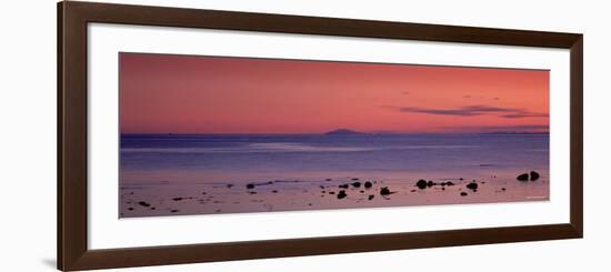 Stones on the Beach, Snaefellsjokull, Snaefellsnes Peninsula, Iceland-null-Framed Photographic Print