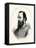 Stonewall Jackson, American Civil War, USA, 1870S-null-Framed Stretched Canvas