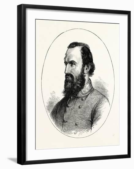 Stonewall Jackson, American Civil War, USA, 1870S-null-Framed Giclee Print