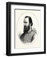 Stonewall Jackson, American Civil War, USA, 1870S-null-Framed Premium Giclee Print