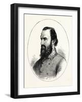 Stonewall Jackson, American Civil War, USA, 1870S-null-Framed Giclee Print