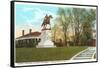 Stonewall Jackson Monument, Charlottesville, Virginia-null-Framed Stretched Canvas