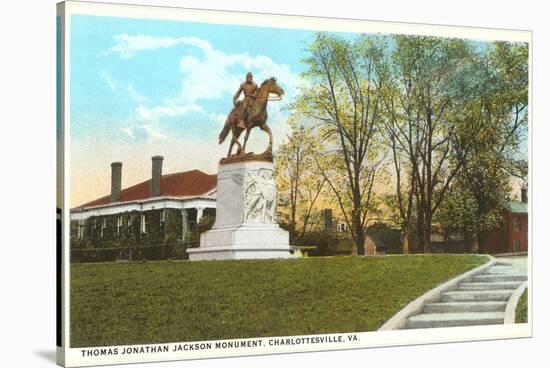 Stonewall Jackson Monument, Charlottesville, Virginia-null-Stretched Canvas